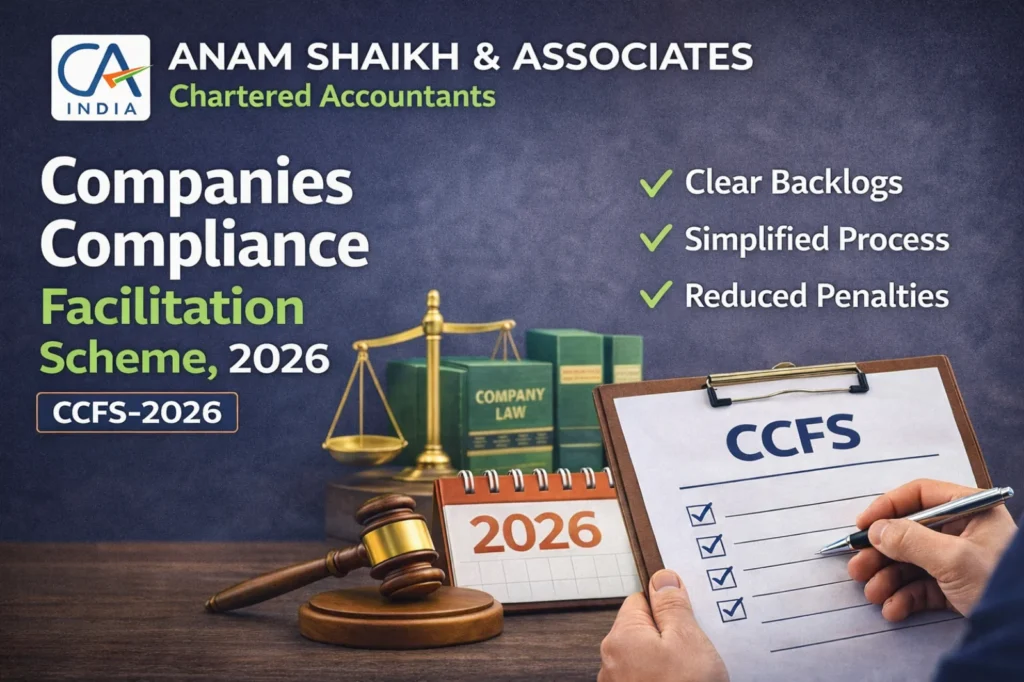 Companies Compliance Facilitation Scheme, 2026 (CCFS-2026) Detailed Guide for Businesses in India