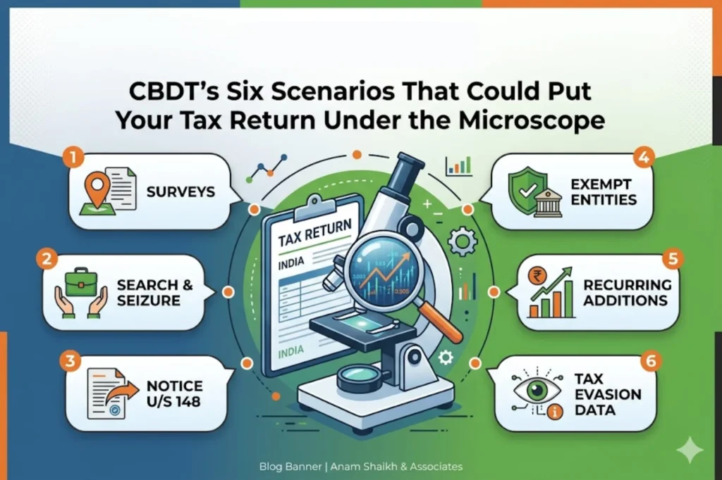 CBDT's Six Scenarios That Could Put Your Tax Return Under the Microscope